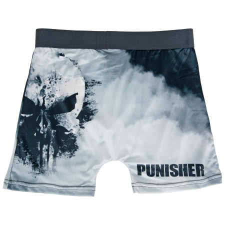 Marvel Punisher Smoke Skull Symbol Aero Boxer Briefs Underwear